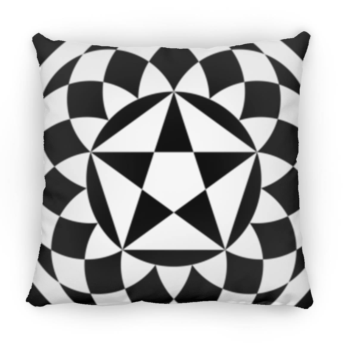 Crop Circle Pillow - Cheesefoot Head - Shapes of Wisdom