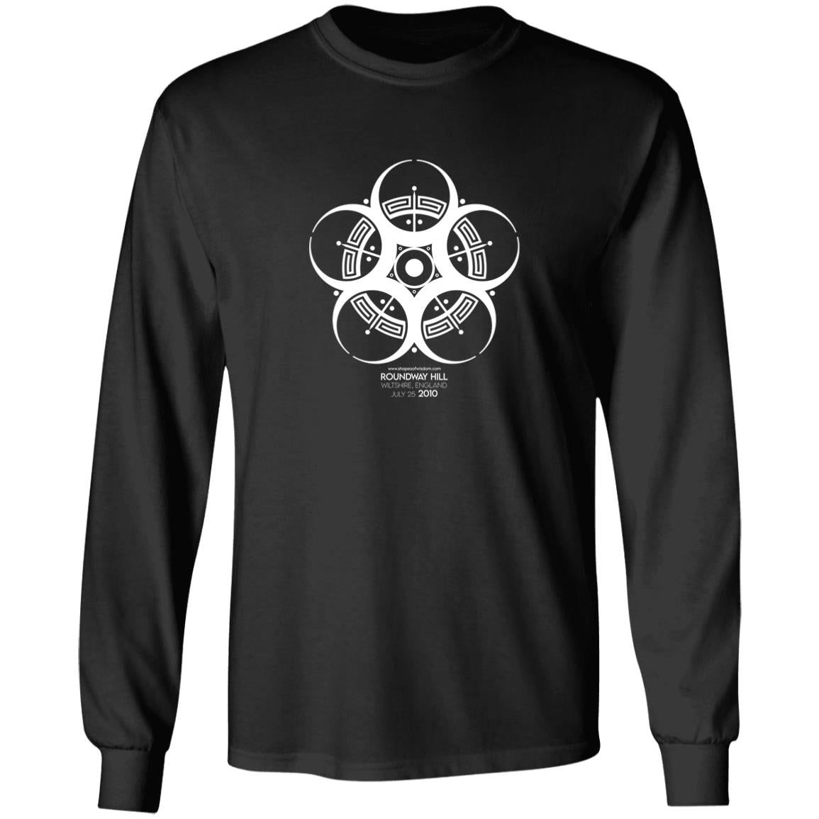 Crop Circle Long Sleeve Tee - Roundway Hill 2