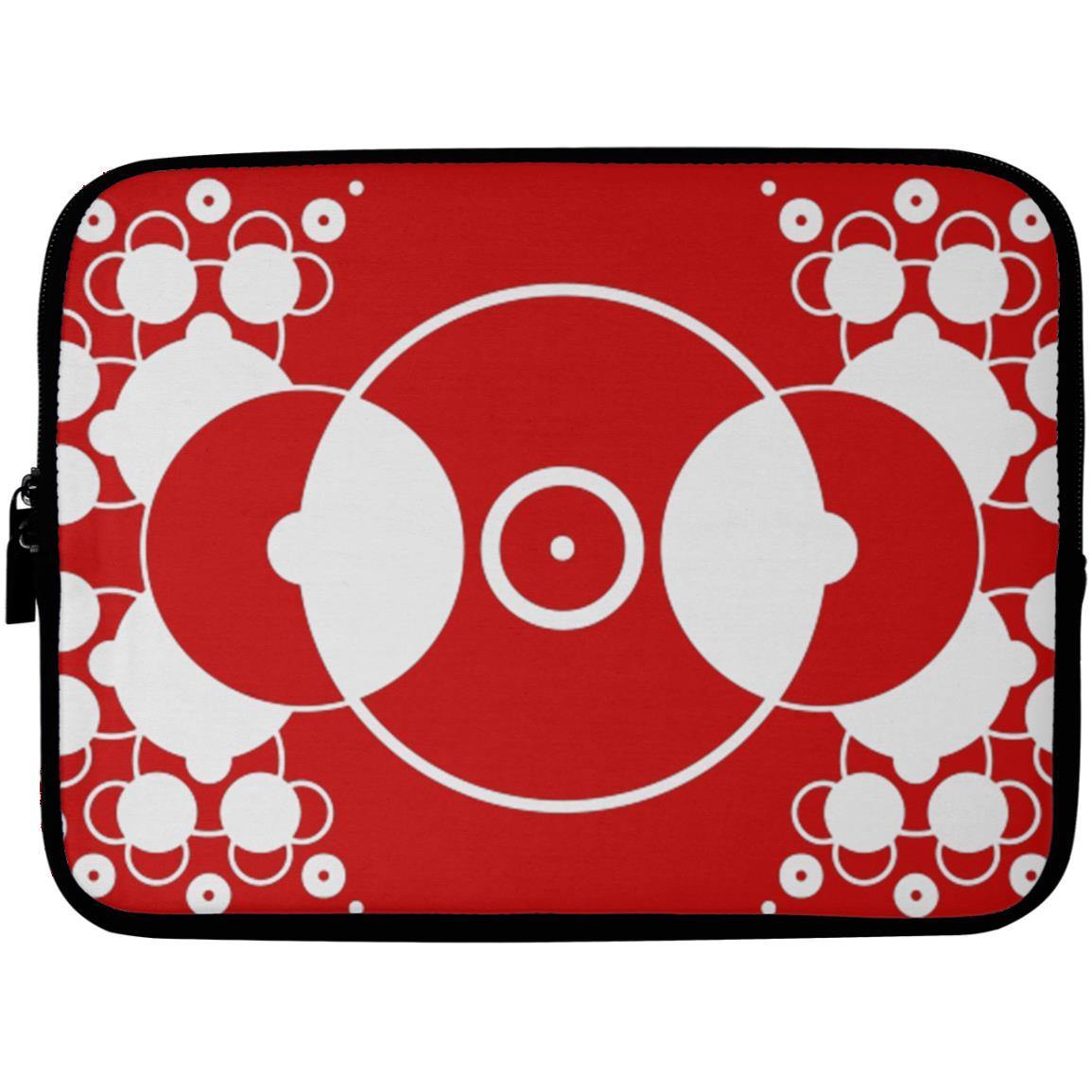Chilbolton w Crop Circle Laptop Sleeve - - Shapes of Wisdom