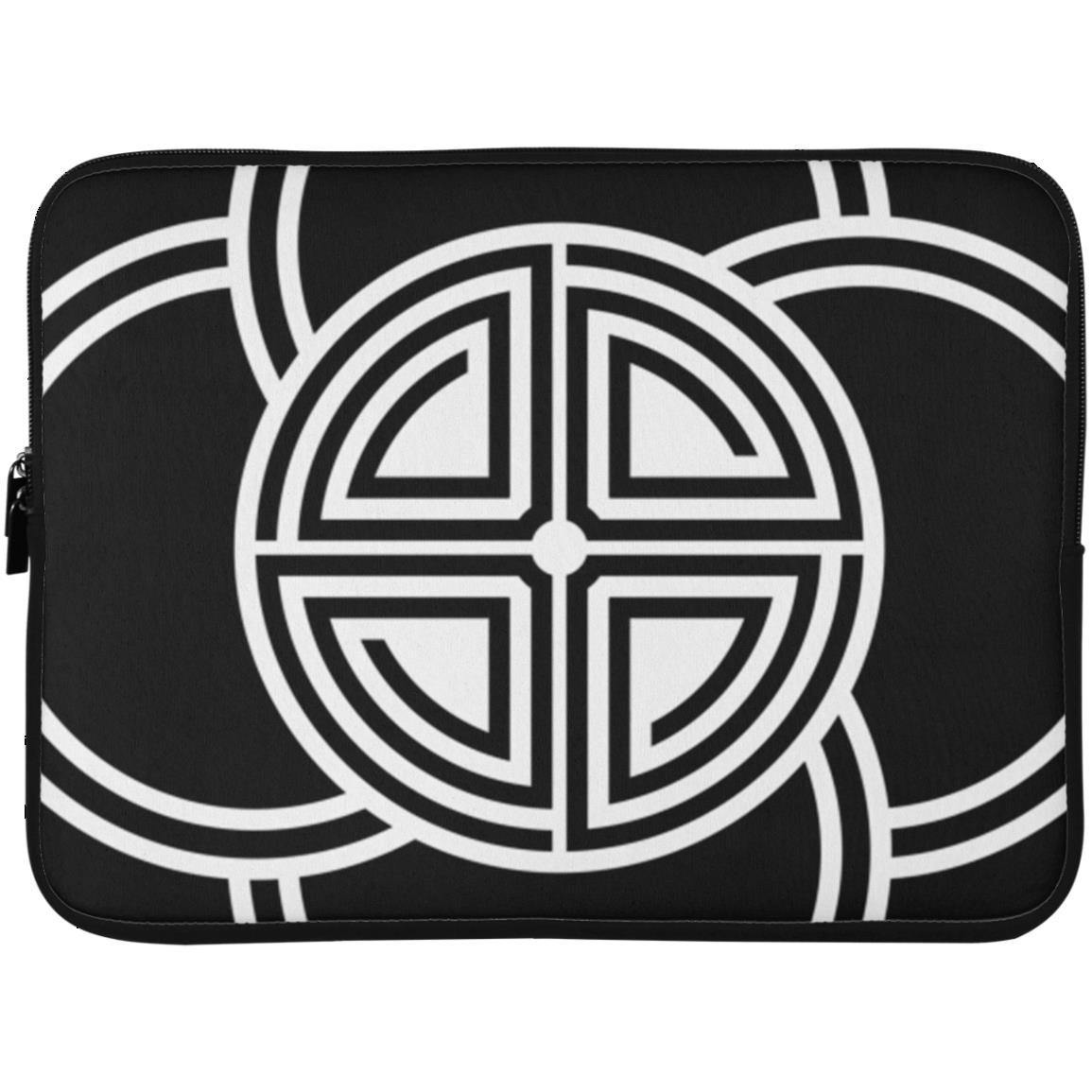 Blandford Forum w Crop Circle Laptop Sleeve - - Shapes of Wisdom