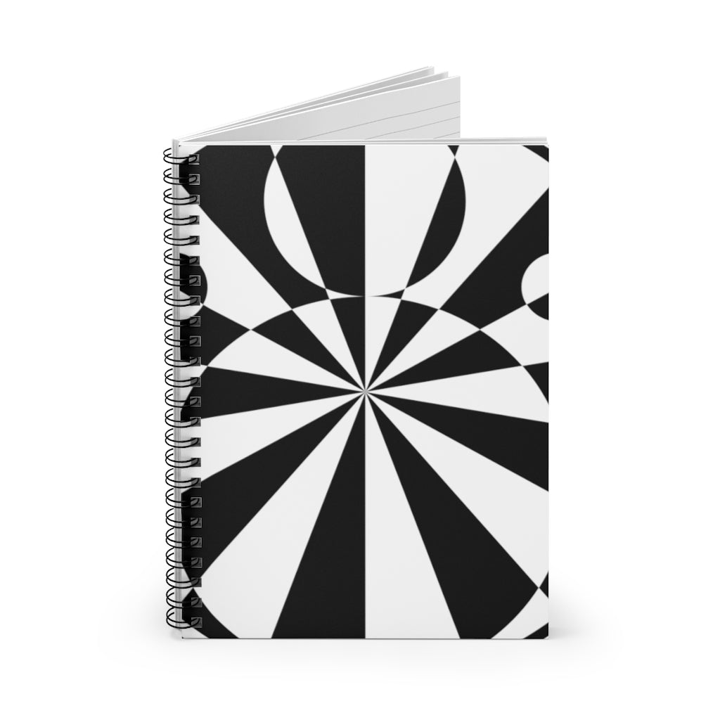 Liddington Castle Crop Circle Spiral Notebook - Ruled Line - Shapes of Wisdom