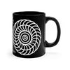 Crop Circle Black mug 11oz - Rudstone - Shapes of Wisdom