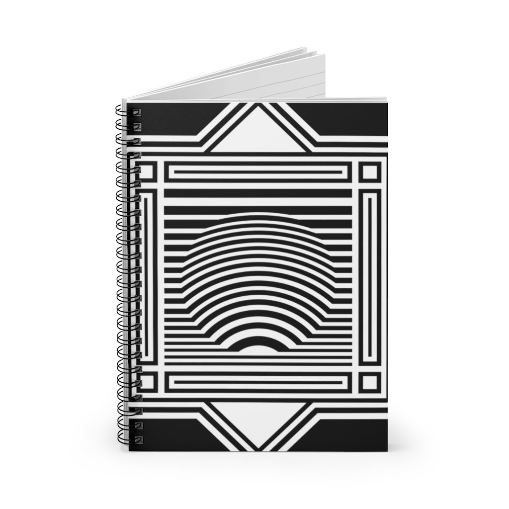 Whitefield Hill Crop Circle Spiral Notebook - Ruled Line - Shapes of Wisdom