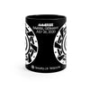 Load image into Gallery viewer, Crop Circle Black mug 11oz - Ammersee - Shapes of Wisdom
