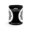 Crop Circle Black mug 11oz - Avebury 3 - Shapes of Wisdom