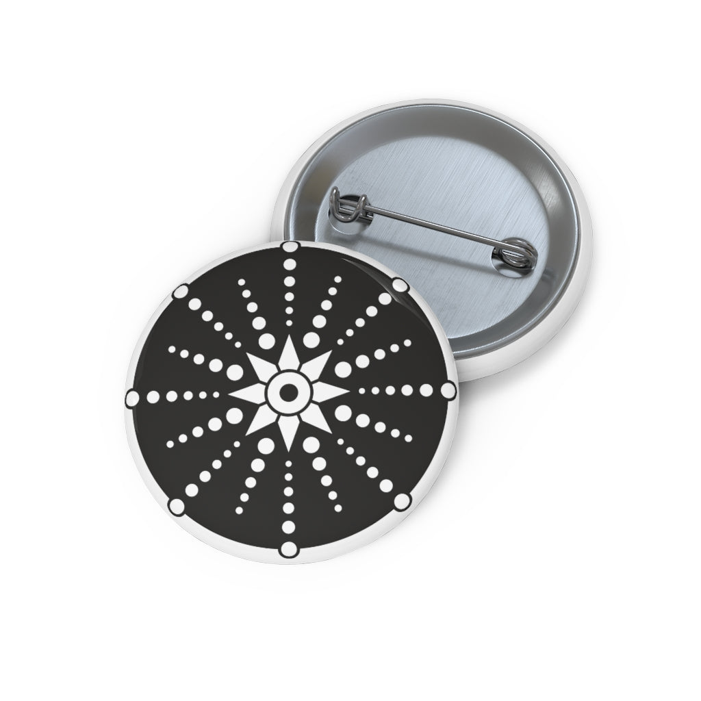 Lockeridge Crop Circle Pin Button 2 - Shapes of Wisdom