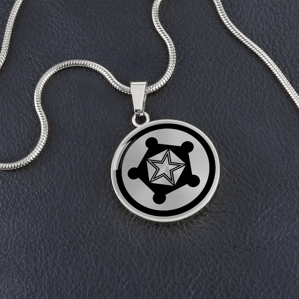 Crop Circle Pendant and Luxury Necklace - Harston