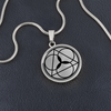 Crop Circle Pendant and Luxury Necklace - Lockeridge 3