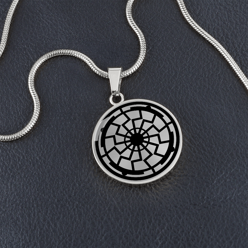 Crop Circle Pendant and Luxury Necklace - Bowerchalke