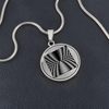 Crop Circle Pendant and Luxury Necklace - Aldbourne 4