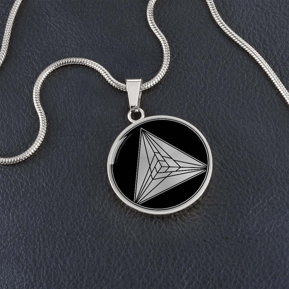Crop Circle Pendant and Luxury Necklace - Chesterton