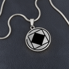 Crop Circle Pendant and Luxury Necklace - Etchilhampton 13