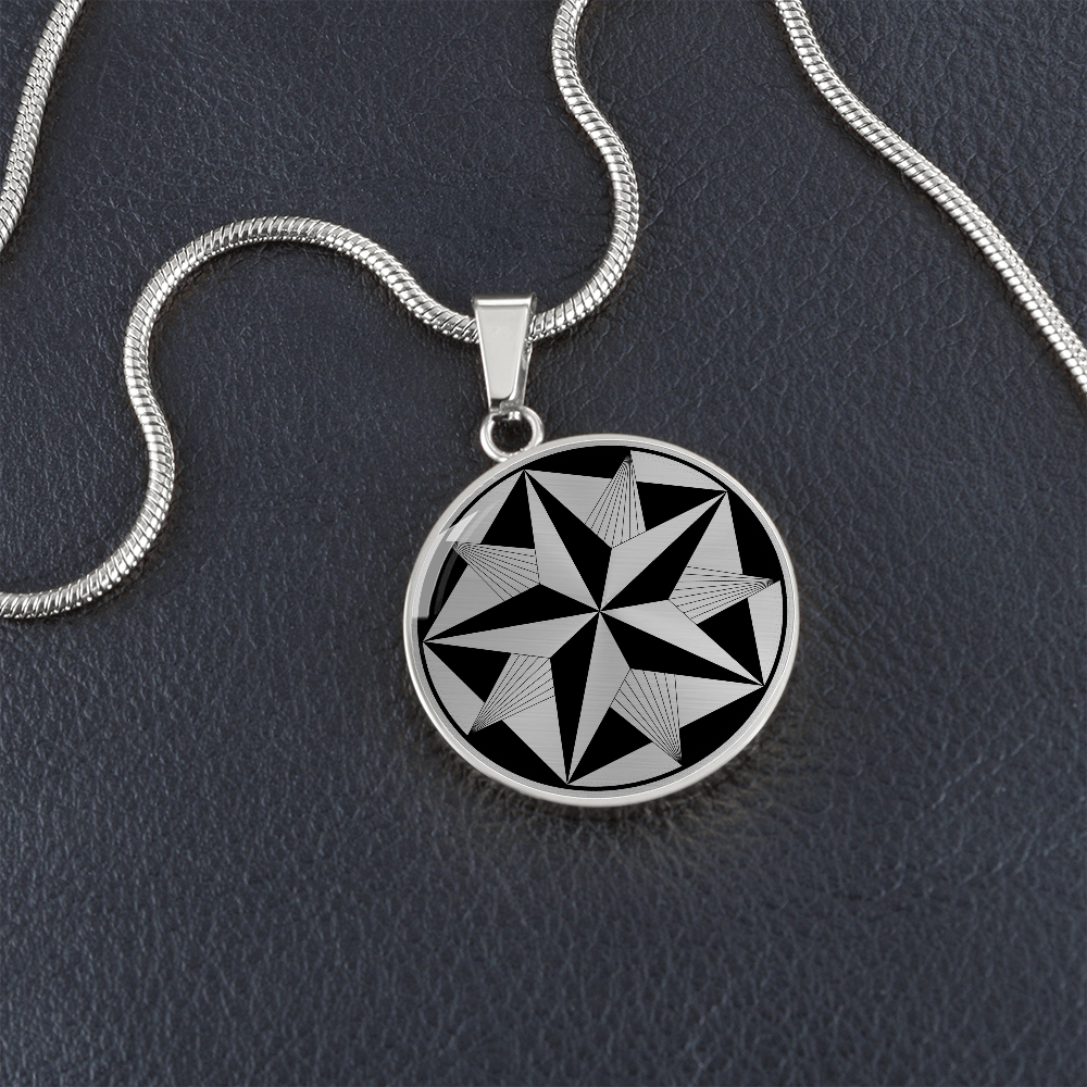 Crop Circle Pendant and Luxury Necklace - Etchilhampton 9