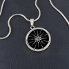Crop Circle Pendant and Luxury Necklace - Lockeridge 2