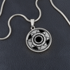 Load image into Gallery viewer, Crop Circle Pendant and Luxury Necklace - Cavallo Grigio