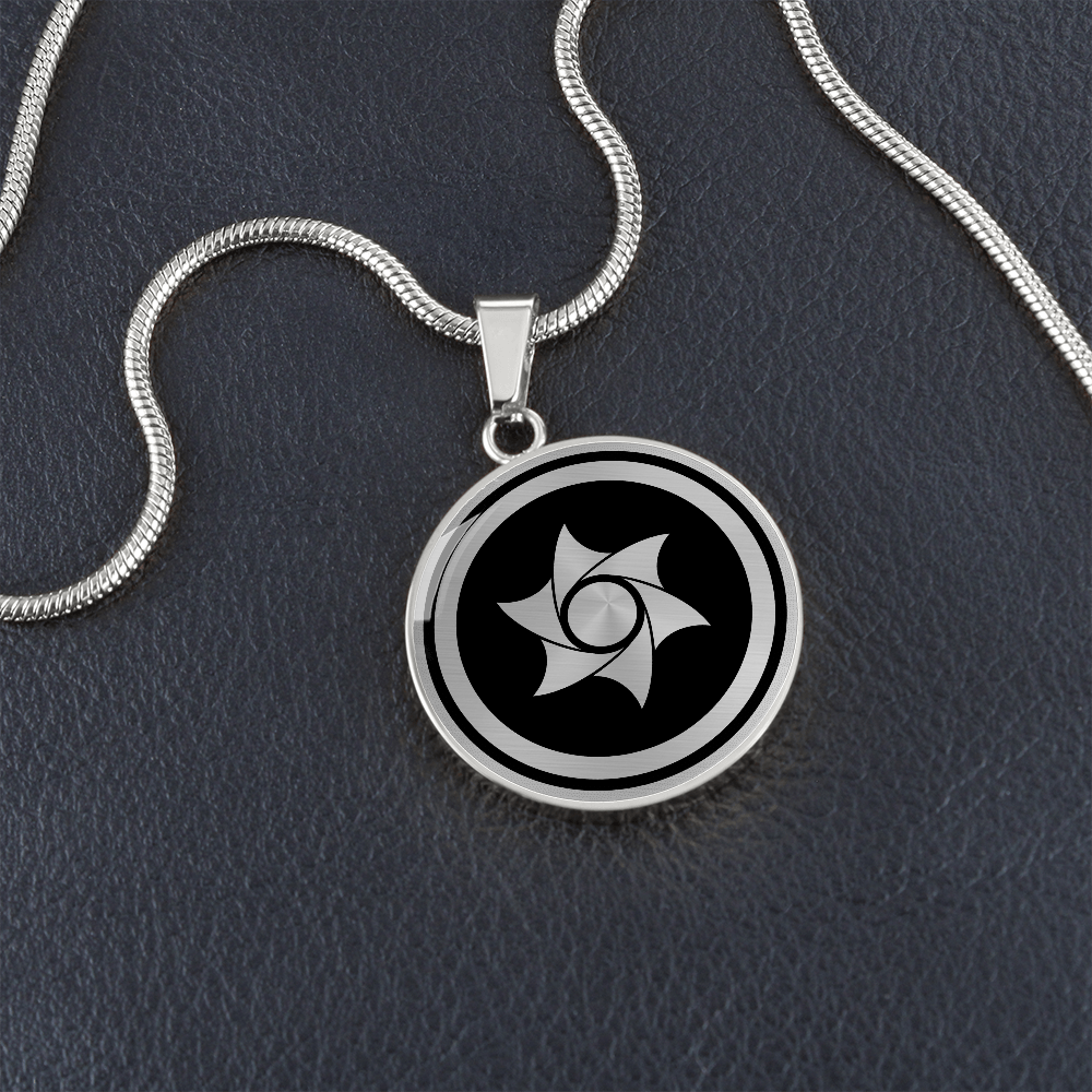 Crop Circle Pendant and Luxury Necklace - Etchilhampton 2