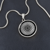 Crop Circle Pendant and Luxury Necklace - Roundway Hill