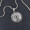 Crop Circle Pendant and Luxury Necklace - Cowden