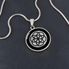 Load image into Gallery viewer, Crop Circle Pendant and Luxury Necklace - Frijsenborg
