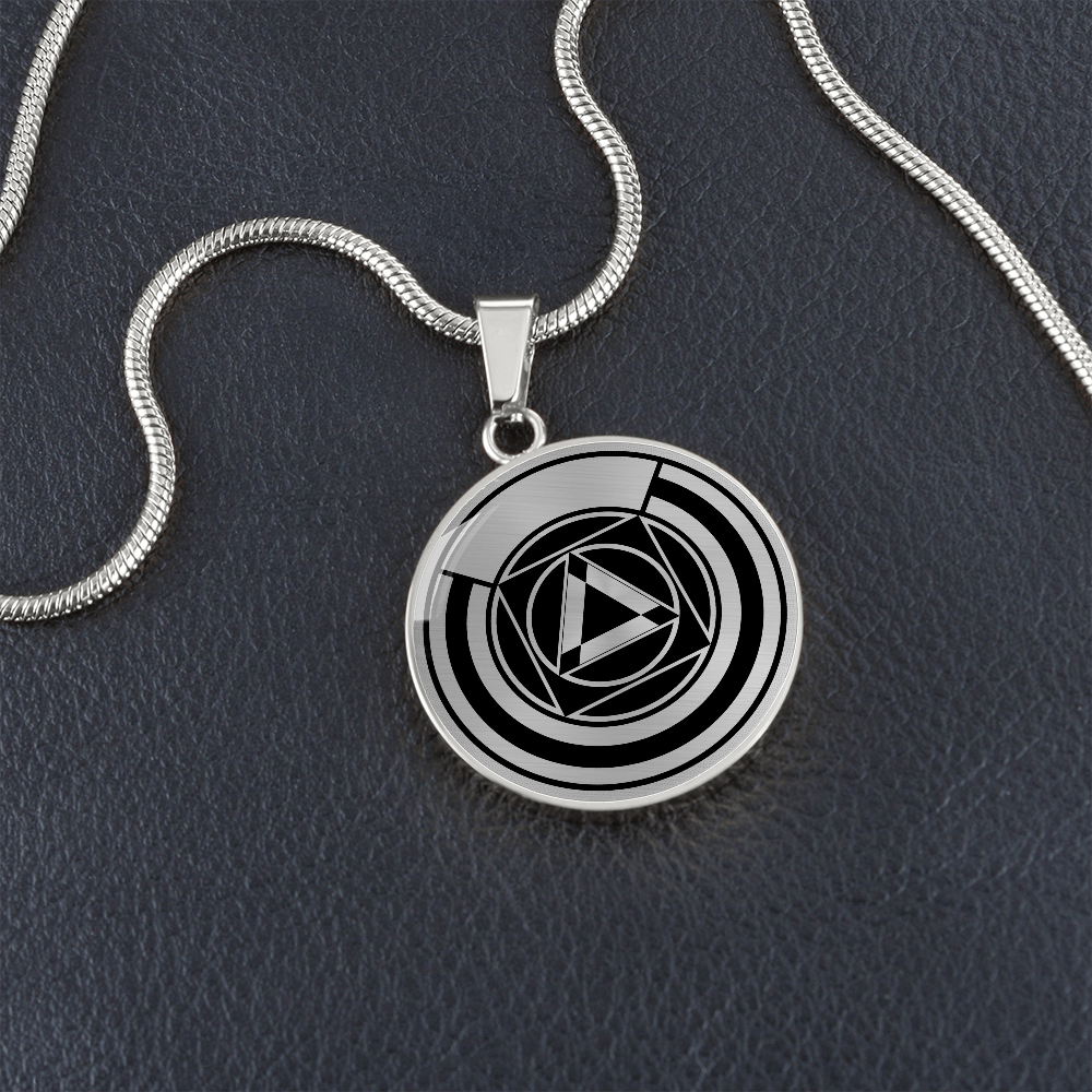 Crop Circle Pendant and Luxury Necklace - Preston Candover