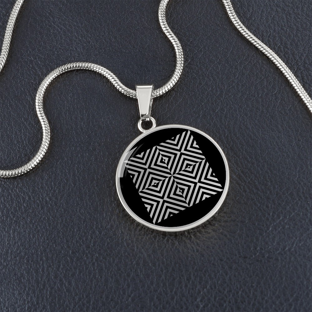 Crop Circle Pendant and Luxury Necklace - Cherhill 6