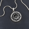Crop Circle Pendant and Luxury Necklace - Pewsey