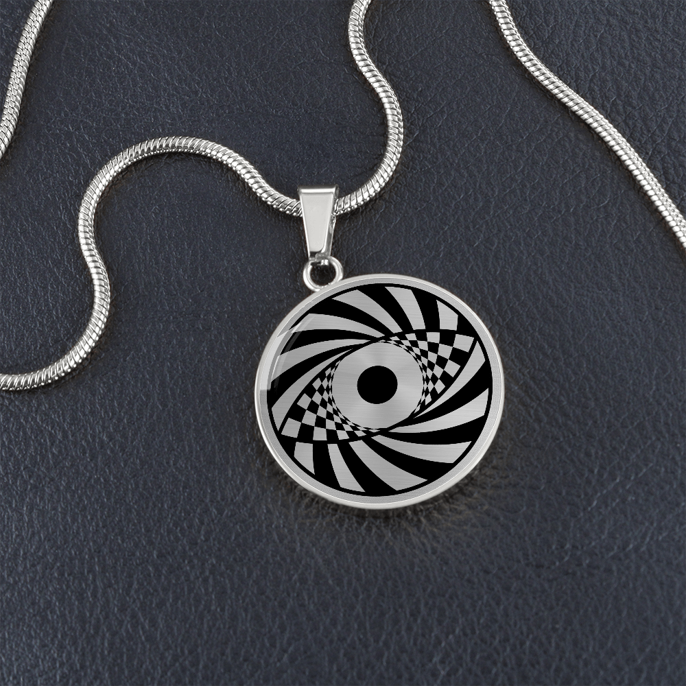 Ufton 2k Crop Circle Pendant and Luxury Necklace - - Shapes of Wisdom