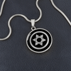 Crop Circle Pendant and Luxury Necklace - Forli