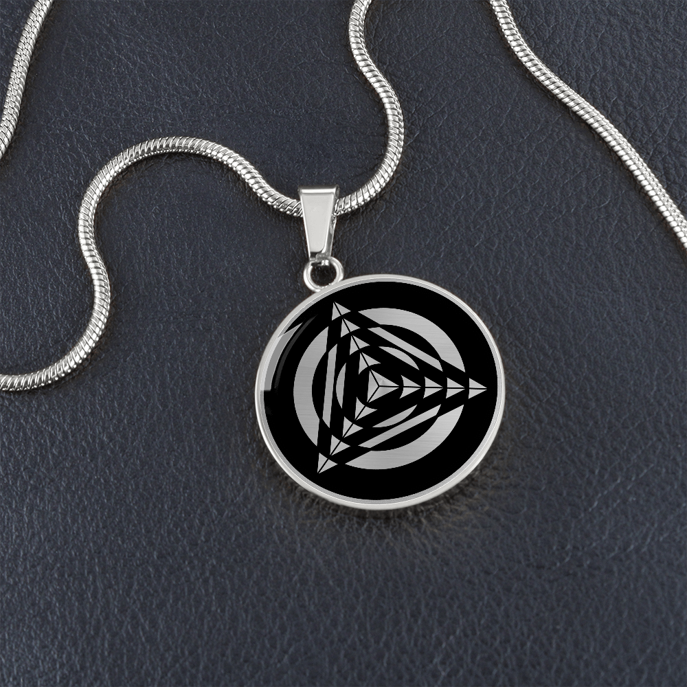 Crop Circle Pendant and Luxury Necklace - Charlton