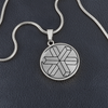 Crop Circle Pendant and Luxury Necklace - Horsham
