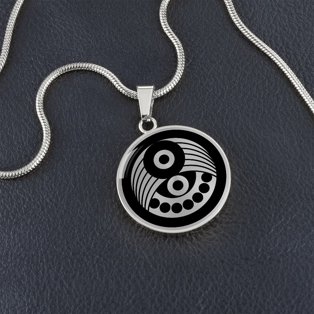 Crop Circle Pendant and Luxury Necklace - Old Sarum