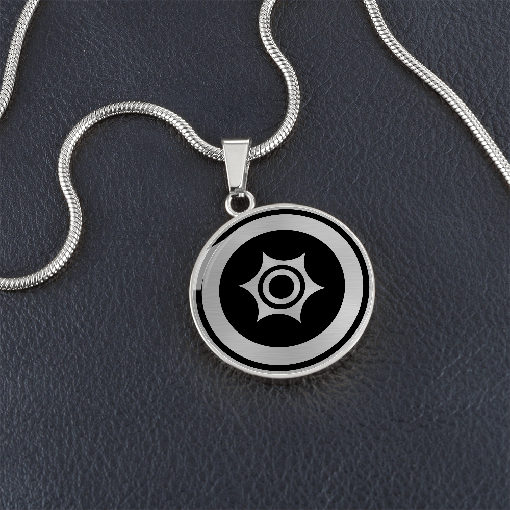 Crop Circle Pendant and Luxury Necklace - Avebury 15