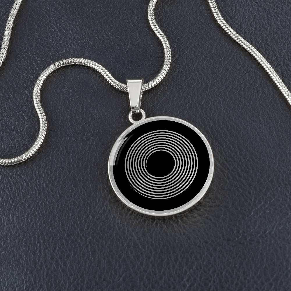 Crop Circle Pendant and Luxury Necklace - Avebury Trusloe 5