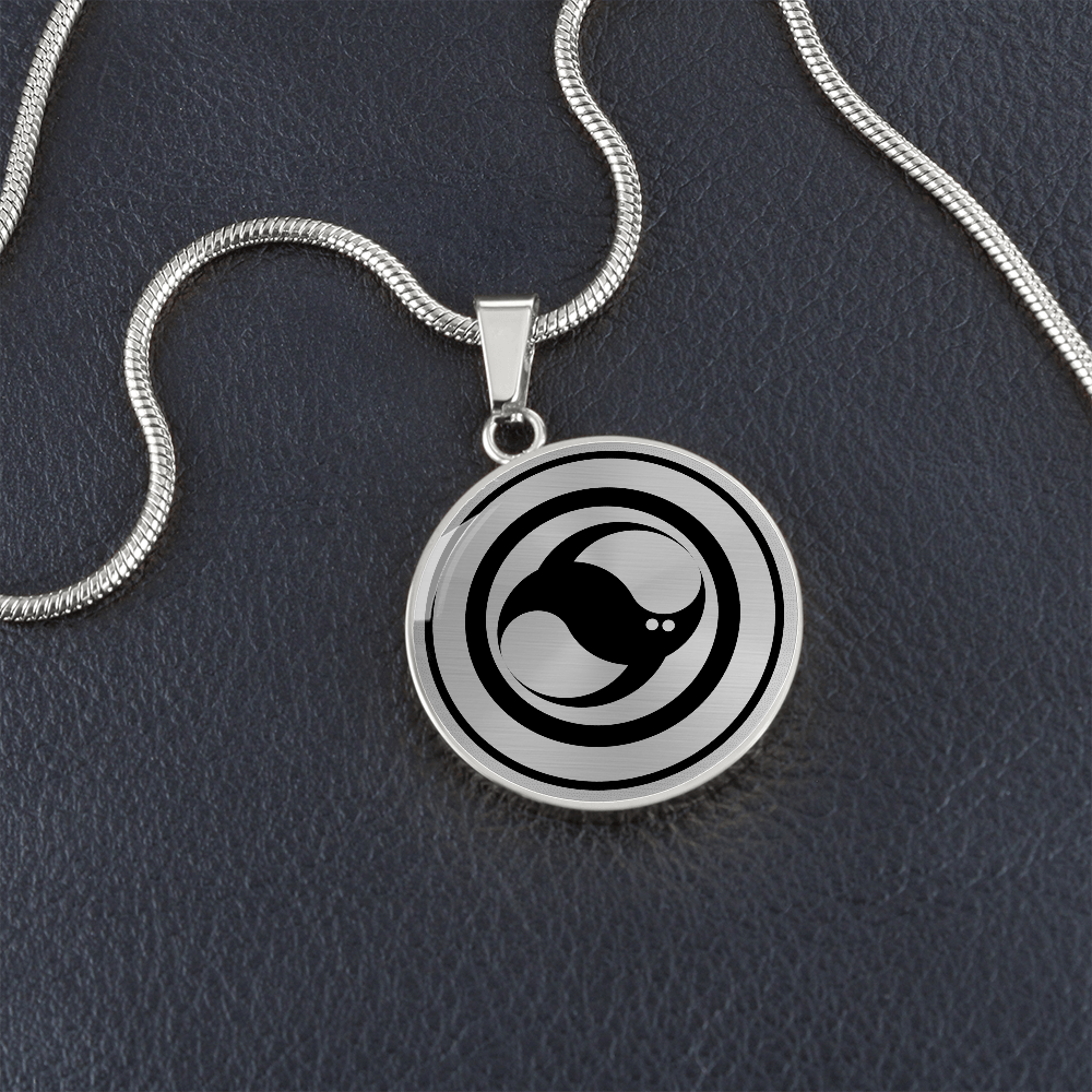 West Meon 2k Crop Circle Pendant and Luxury Necklace - - Shapes of Wisdom