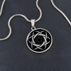 Crop Circle Pendant and Luxury Necklace - Guys Cliffe