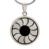 Crop Circle Pendant and Luxury Necklace - Beckhampton 4