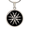 Load image into Gallery viewer, Crop Circle Pendant and Luxury Necklace - Chute Causeway 2