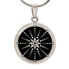 Crop Circle Pendant and Luxury Necklace - Lockeridge 2
