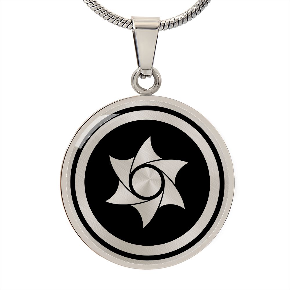 Crop Circle Pendant and Luxury Necklace - Etchilhampton 2