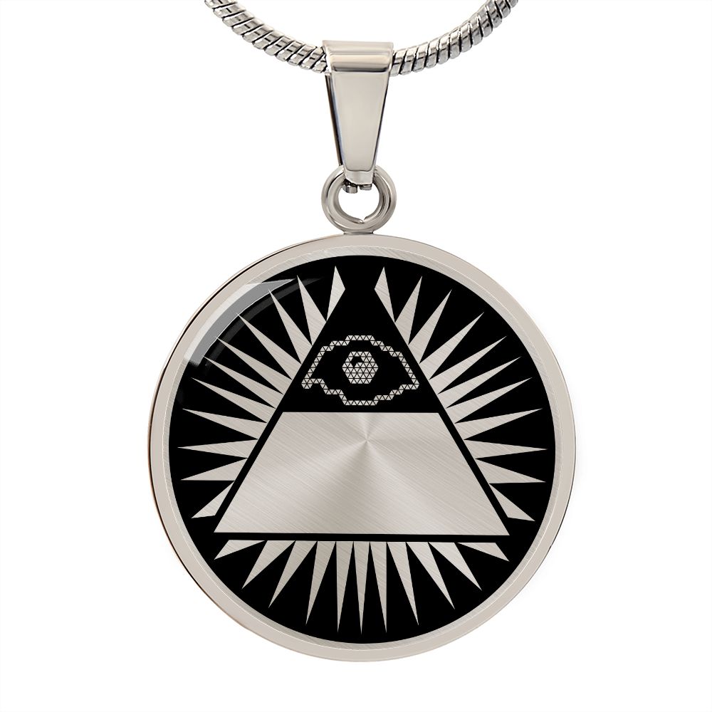 Crop Circle Pendant and Luxury Necklace - Beacon Hill