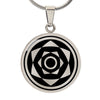 Crop Circle Pendant and Luxury Necklace - Besford