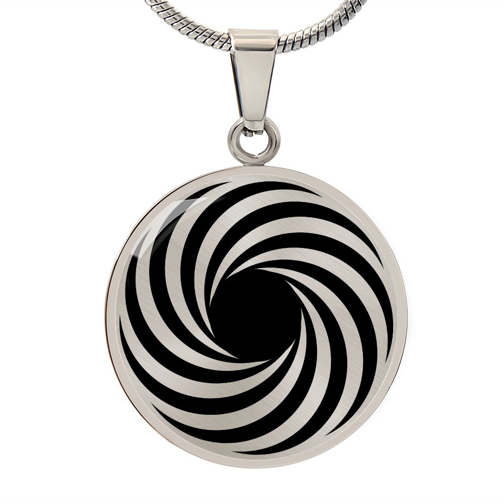 Crop Circle Pendant and Luxury Necklace - Germering