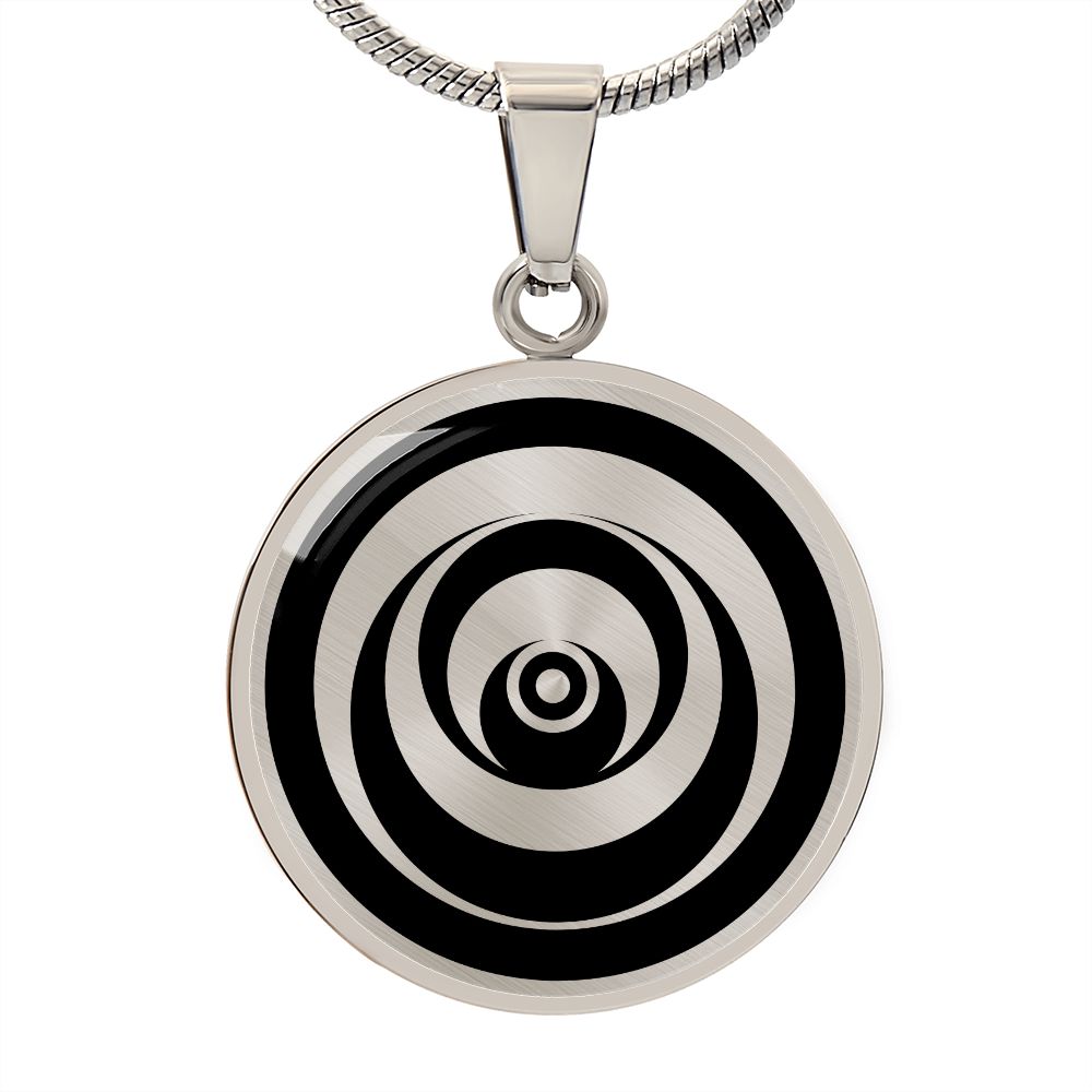 Crop Circle Pendant and Luxury Necklace - East Meon