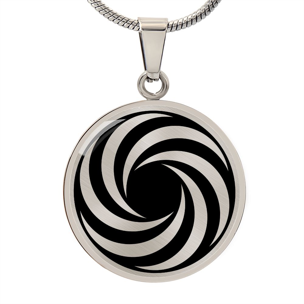 Crop Circle Pendant and Luxury Necklace - Großziethen 2
