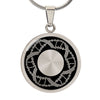 Crop Circle Pendant and Luxury Necklace - Crooked Soley