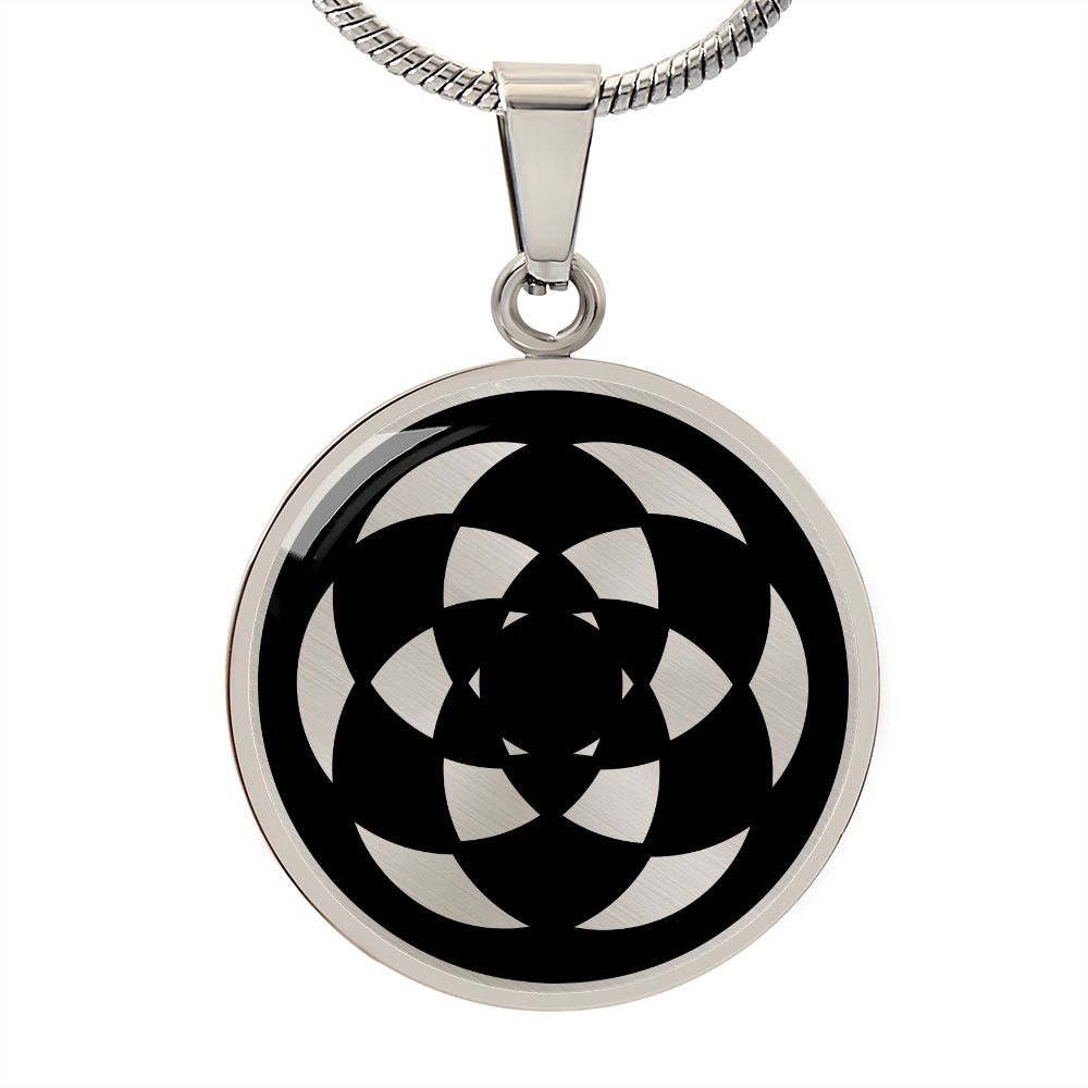 Crop Circle Pendant and Luxury Necklace - Fonthill Down
