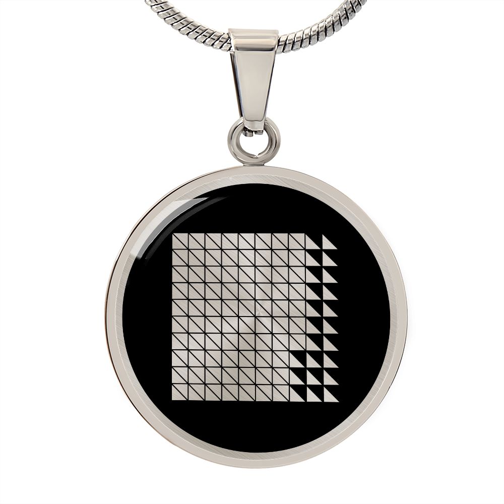 Crop Circle Pendant and Luxury Necklace - Chilcomb