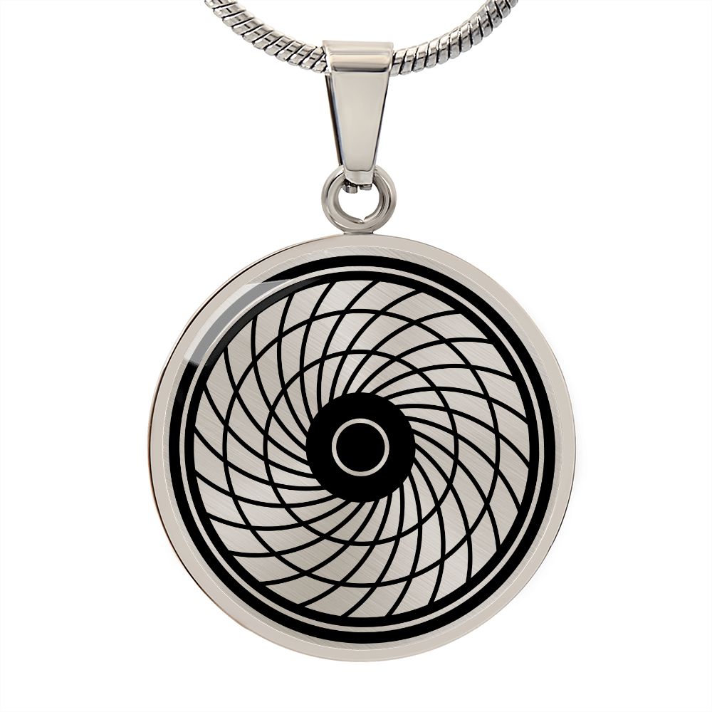 Crop Circle Pendant and Luxury Necklace - Chartley Castle