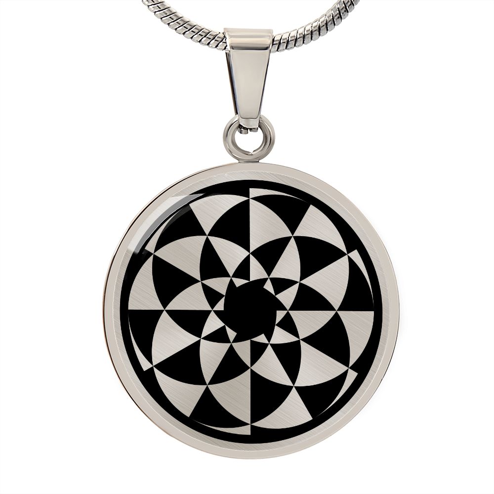 Crop Circle Pendant and Luxury Necklace - Niederscherli