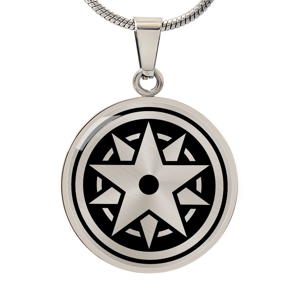 Crop Circle Pendant and Luxury Necklace - Dadford